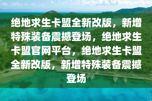 绝地求生卡盟全新改版，新增特殊装备震撼登场，绝地求生卡盟官网平台，绝地求生卡盟全新改版，新增特殊装备震撼登场