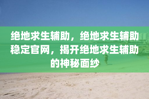绝地求生辅助，绝地求生辅助稳定官网，揭开绝地求生辅助的神秘面纱