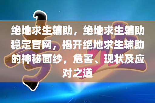 绝地求生辅助，绝地求生辅助稳定官网，揭开绝地求生辅助的神秘面纱，危害、现状及应对之道