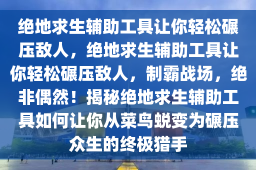 绝地求生辅助工具让你轻松碾压敌人，绝地求生辅助工具让你轻松碾压敌人，制霸战场，绝非偶然！揭秘绝地求生辅助工具如何让你从菜鸟蜕变为碾压众生的终极猎手