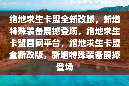 绝地求生卡盟全新改版，新增特殊装备震撼登场，绝地求生卡盟官网平台，绝地求生卡盟全新改版，新增特殊装备震撼登场