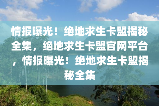 情报曝光！绝地求生卡盟揭秘全集，绝地求生卡盟官网平台，情报曝光！绝地求生卡盟揭秘全集