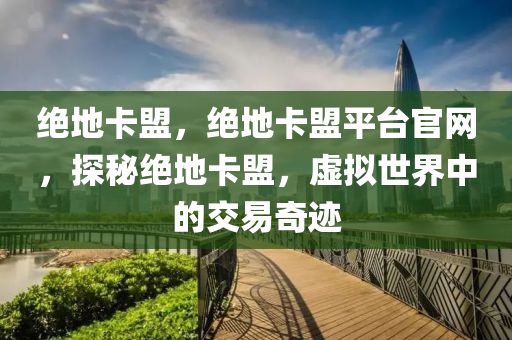 绝地卡盟，绝地卡盟平台官网，探秘绝地卡盟，虚拟世界中的交易奇迹
