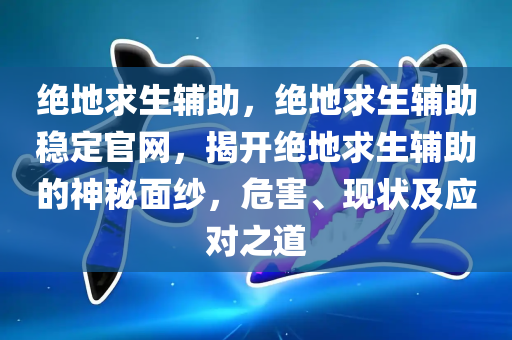 绝地求生辅助，绝地求生辅助稳定官网，揭开绝地求生辅助的神秘面纱，危害、现状及应对之道