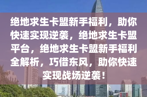 绝地求生卡盟新手福利，助你快速实现逆袭，绝地求生卡盟平台，绝地求生卡盟新手福利全解析，巧借东风，助你快速实现战场逆袭！