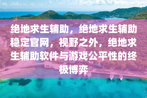 绝地求生辅助，绝地求生辅助稳定官网，视野之外，绝地求生辅助软件与游戏公平性的终极博弈