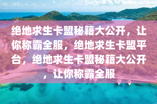绝地求生卡盟秘籍大公开，让你称霸全服，绝地求生卡盟平台，绝地求生卡盟秘籍大公开，让你称霸全服