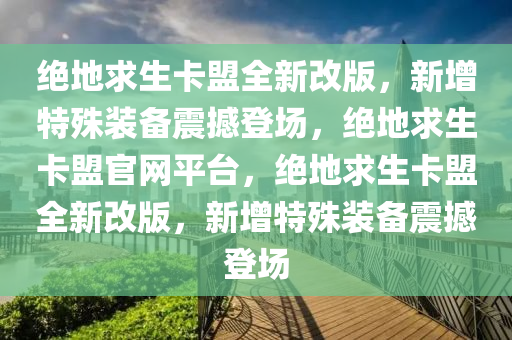 绝地求生卡盟全新改版，新增特殊装备震撼登场，绝地求生卡盟官网平台，绝地求生卡盟全新改版，新增特殊装备震撼登场