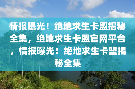 情报曝光！绝地求生卡盟揭秘全集，绝地求生卡盟官网平台，情报曝光！绝地求生卡盟揭秘全集