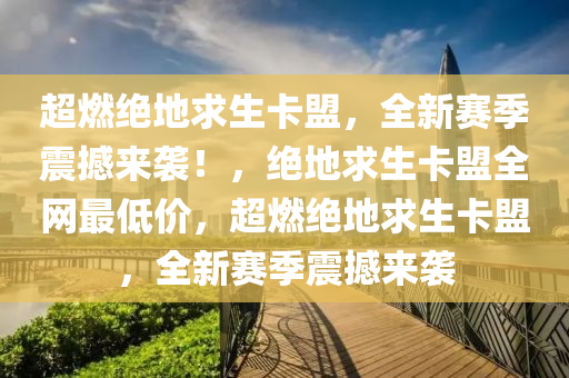 超燃绝地求生卡盟，全新赛季震撼来袭！，绝地求生卡盟全网最低价，超燃绝地求生卡盟，全新赛季震撼来袭
