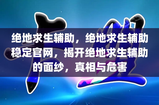 绝地求生辅助，绝地求生辅助稳定官网，揭开绝地求生辅助的面纱，真相与危害