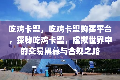 吃鸡卡盟，吃鸡卡盟购买平台，探秘吃鸡卡盟，虚拟世界中的交易黑幕与合规之路
