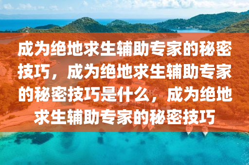 成为绝地求生辅助专家的秘密技巧，成为绝地求生辅助专家的秘密技巧是什么，成为绝地求生辅助专家的秘密技巧