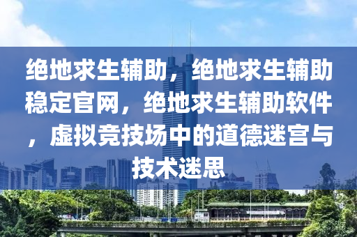 绝地求生辅助，绝地求生辅助稳定官网，绝地求生辅助软件，虚拟竞技场中的道德迷宫与技术迷思