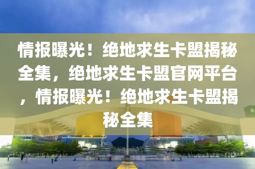 情报曝光！绝地求生卡盟揭秘全集，绝地求生卡盟官网平台，情报曝光！绝地求生卡盟揭秘全集