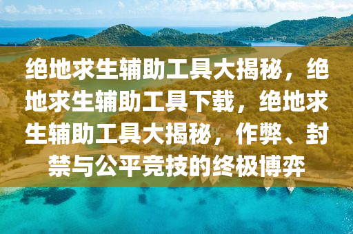 绝地求生辅助工具大揭秘，绝地求生辅助工具下载，绝地求生辅助工具大揭秘，作弊、封禁与公平竞技的终极博弈