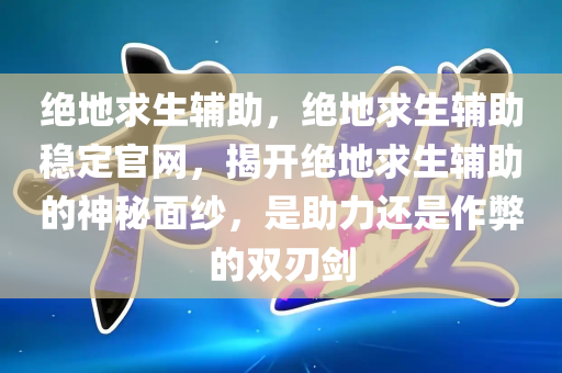 绝地求生辅助，绝地求生辅助稳定官网，揭开绝地求生辅助的神秘面纱，是助力还是作弊的双刃剑