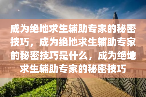 成为绝地求生辅助专家的秘密技巧，成为绝地求生辅助专家的秘密技巧是什么，成为绝地求生辅助专家的秘密技巧