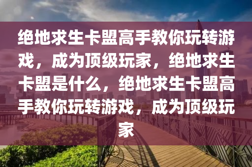 绝地求生卡盟高手教你玩转游戏，成为顶级玩家，绝地求生卡盟是什么，绝地求生卡盟高手教你玩转游戏，成为顶级玩家