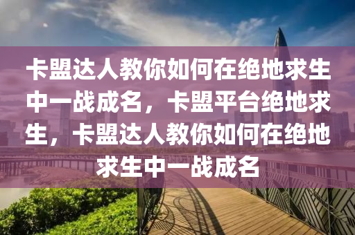 卡盟达人教你如何在绝地求生中一战成名，卡盟平台绝地求生，卡盟达人教你如何在绝地求生中一战成名