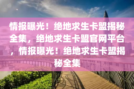 情报曝光！绝地求生卡盟揭秘全集，绝地求生卡盟官网平台，情报曝光！绝地求生卡盟揭秘全集