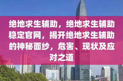 绝地求生辅助，绝地求生辅助稳定官网，揭开绝地求生辅助的神秘面纱，危害、现状及应对之道