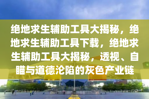 绝地求生辅助工具大揭秘，绝地求生辅助工具下载，绝地求生辅助工具大揭秘，透视、自瞄与道德沦陷的灰色产业链