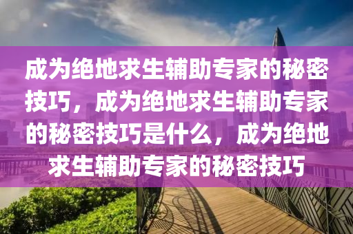 成为绝地求生辅助专家的秘密技巧，成为绝地求生辅助专家的秘密技巧是什么，成为绝地求生辅助专家的秘密技巧