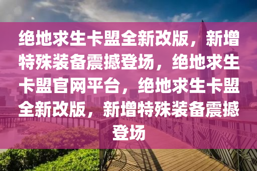 绝地求生卡盟全新改版，新增特殊装备震撼登场，绝地求生卡盟官网平台，绝地求生卡盟全新改版，新增特殊装备震撼登场