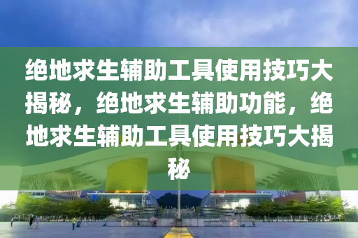 绝地求生辅助工具使用技巧大揭秘，绝地求生辅助功能，绝地求生辅助工具使用技巧大揭秘