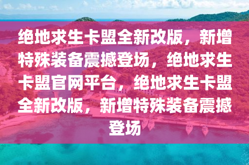 绝地求生卡盟全新改版，新增特殊装备震撼登场，绝地求生卡盟官网平台，绝地求生卡盟全新改版，新增特殊装备震撼登场