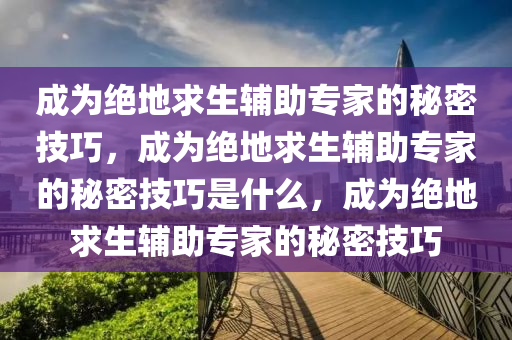 成为绝地求生辅助专家的秘密技巧，成为绝地求生辅助专家的秘密技巧是什么，成为绝地求生辅助专家的秘密技巧
