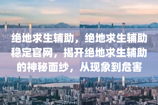 绝地求生辅助，绝地求生辅助稳定官网，揭开绝地求生辅助的神秘面纱，从现象到危害