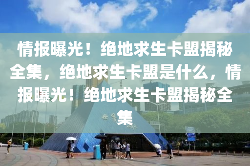 情报曝光！绝地求生卡盟揭秘全集，绝地求生卡盟是什么，情报曝光！绝地求生卡盟揭秘全集