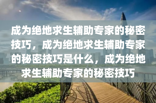 成为绝地求生辅助专家的秘密技巧，成为绝地求生辅助专家的秘密技巧是什么，成为绝地求生辅助专家的秘密技巧