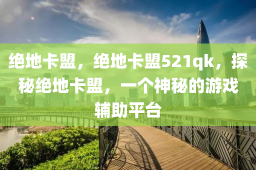 绝地卡盟，绝地卡盟521qk，探秘绝地卡盟，一个神秘的游戏辅助平台