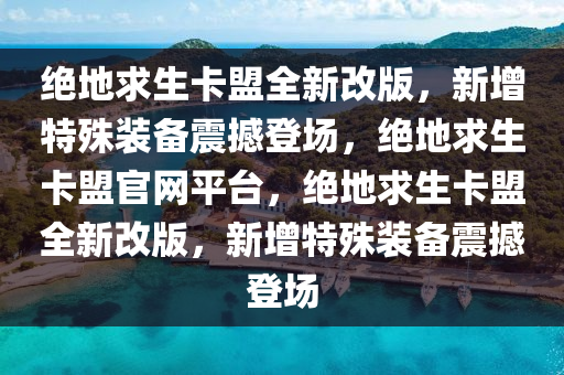 绝地求生卡盟全新改版，新增特殊装备震撼登场，绝地求生卡盟官网平台，绝地求生卡盟全新改版，新增特殊装备震撼登场