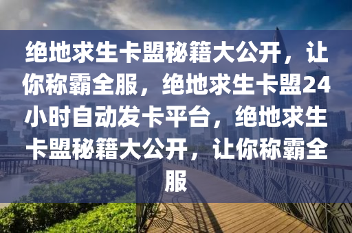 绝地求生卡盟秘籍大公开，让你称霸全服，绝地求生卡盟24小时自动发卡平台，绝地求生卡盟秘籍大公开，让你称霸全服