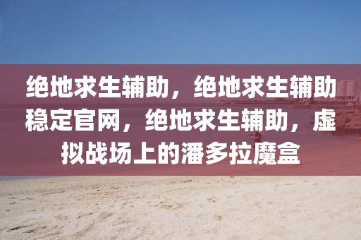 绝地求生辅助，绝地求生辅助稳定官网，绝地求生辅助，虚拟战场上的潘多拉魔盒