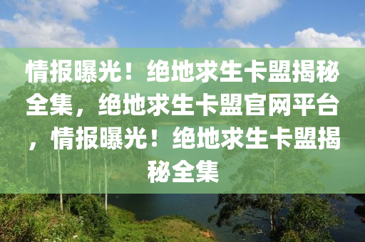 情报曝光！绝地求生卡盟揭秘全集，绝地求生卡盟官网平台，情报曝光！绝地求生卡盟揭秘全集
