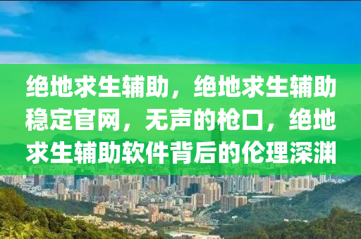 绝地求生辅助，绝地求生辅助稳定官网，无声的枪口，绝地求生辅助软件背后的伦理深渊