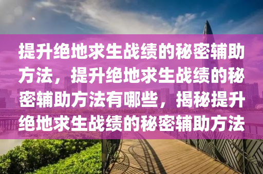 提升绝地求生战绩的秘密辅助方法，提升绝地求生战绩的秘密辅助方法有哪些，揭秘提升绝地求生战绩的秘密辅助方法