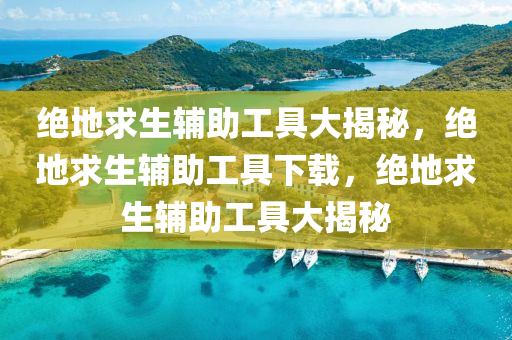 绝地求生辅助工具大揭秘，绝地求生辅助工具下载，绝地求生辅助工具大揭秘