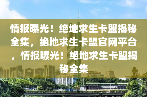 情报曝光！绝地求生卡盟揭秘全集，绝地求生卡盟官网平台，情报曝光！绝地求生卡盟揭秘全集