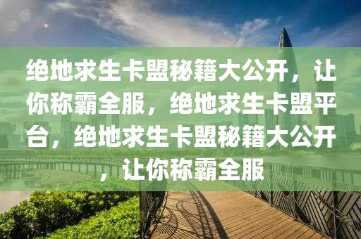 绝地求生卡盟秘籍大公开，让你称霸全服，绝地求生卡盟平台，绝地求生卡盟秘籍大公开，让你称霸全服