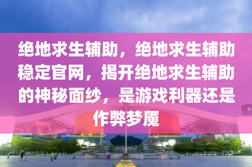 绝地求生辅助，绝地求生辅助稳定官网，揭开绝地求生辅助的神秘面纱，是游戏利器还是作弊梦魇