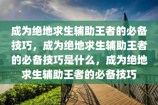 成为绝地求生辅助王者的必备技巧，成为绝地求生辅助王者的必备技巧是什么，成为绝地求生辅助王者的必备技巧