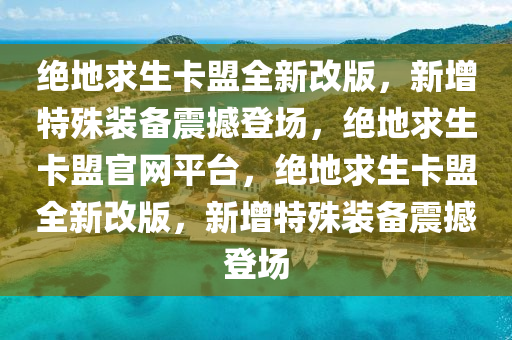 绝地求生卡盟全新改版，新增特殊装备震撼登场，绝地求生卡盟官网平台，绝地求生卡盟全新改版，新增特殊装备震撼登场