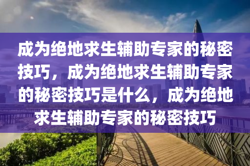 成为绝地求生辅助专家的秘密技巧，成为绝地求生辅助专家的秘密技巧是什么，成为绝地求生辅助专家的秘密技巧