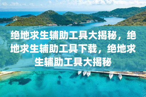 绝地求生辅助工具大揭秘，绝地求生辅助工具下载，绝地求生辅助工具大揭秘